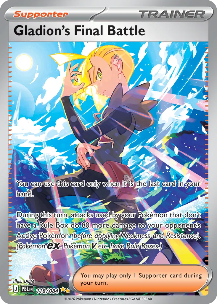 Gladion's Final Battle Price Is Flat at $32.72 Before Worlds, and the Thwackey 115 Promo Jumped 32%